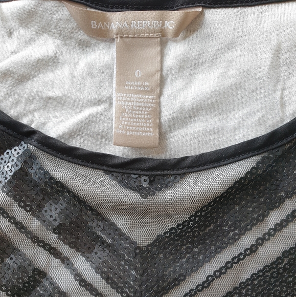 Banana Republic Chevron Sequin Tank 0 - Picture 3 of 3
